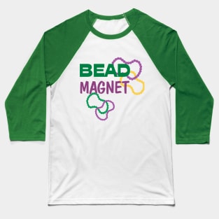 Bead Magnet - Mardi Gras Baseball T-Shirt